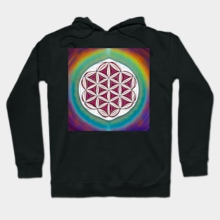 Flower Of Life - Colorfully Hoodie